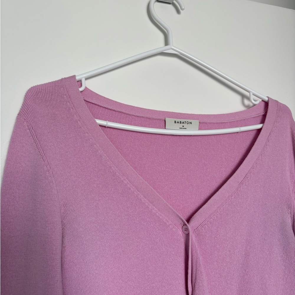 Babaton Light Pink Cardigan